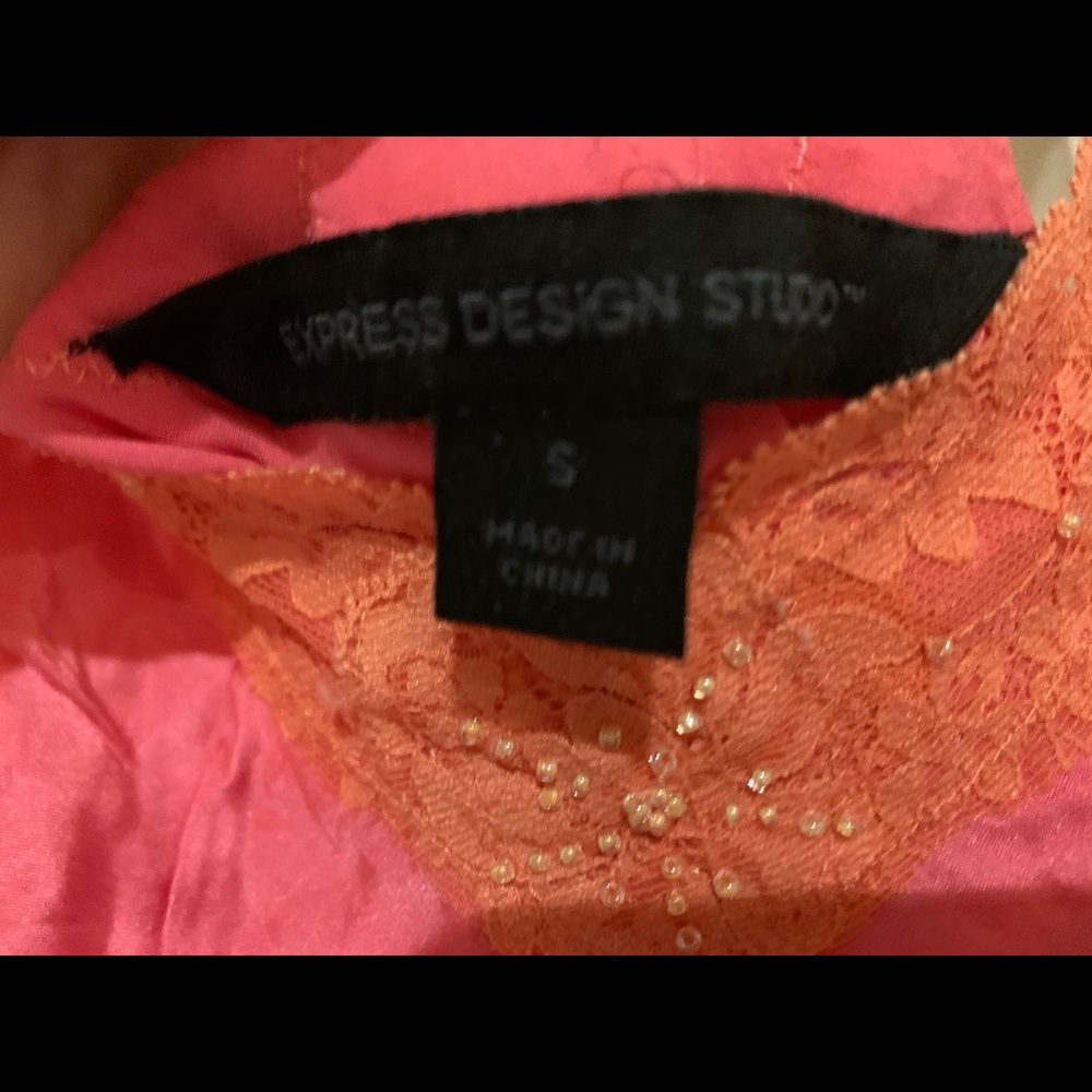 Pink and orange cami - Picture 2 of 2